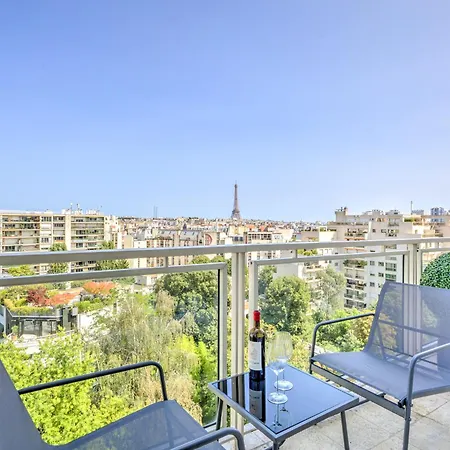 Apartmán 101 Penthouse Royal A Avec Vue Imprenable Sur La Tour Eiffel